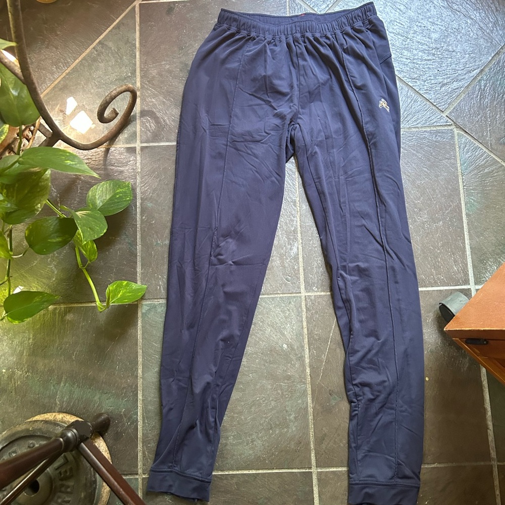 Tracksmith Blue Joggers with Elastic Waistband and Tapered Fit